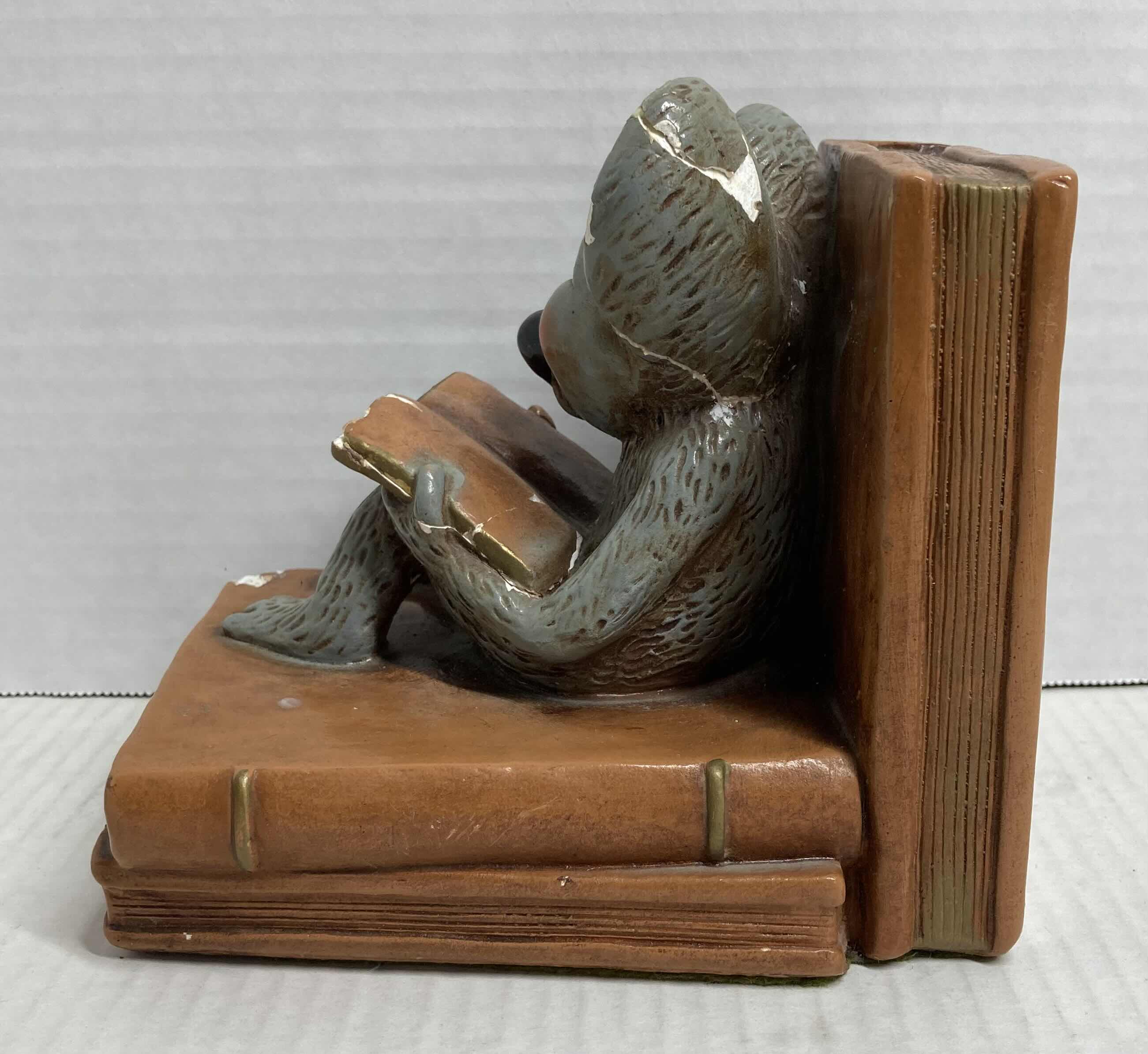 Photo 3 of DARLING MOUSE BOOKENDS VINTAGE PROGRESSIVE ART PRODUCTS 1977 5.5” X 6”