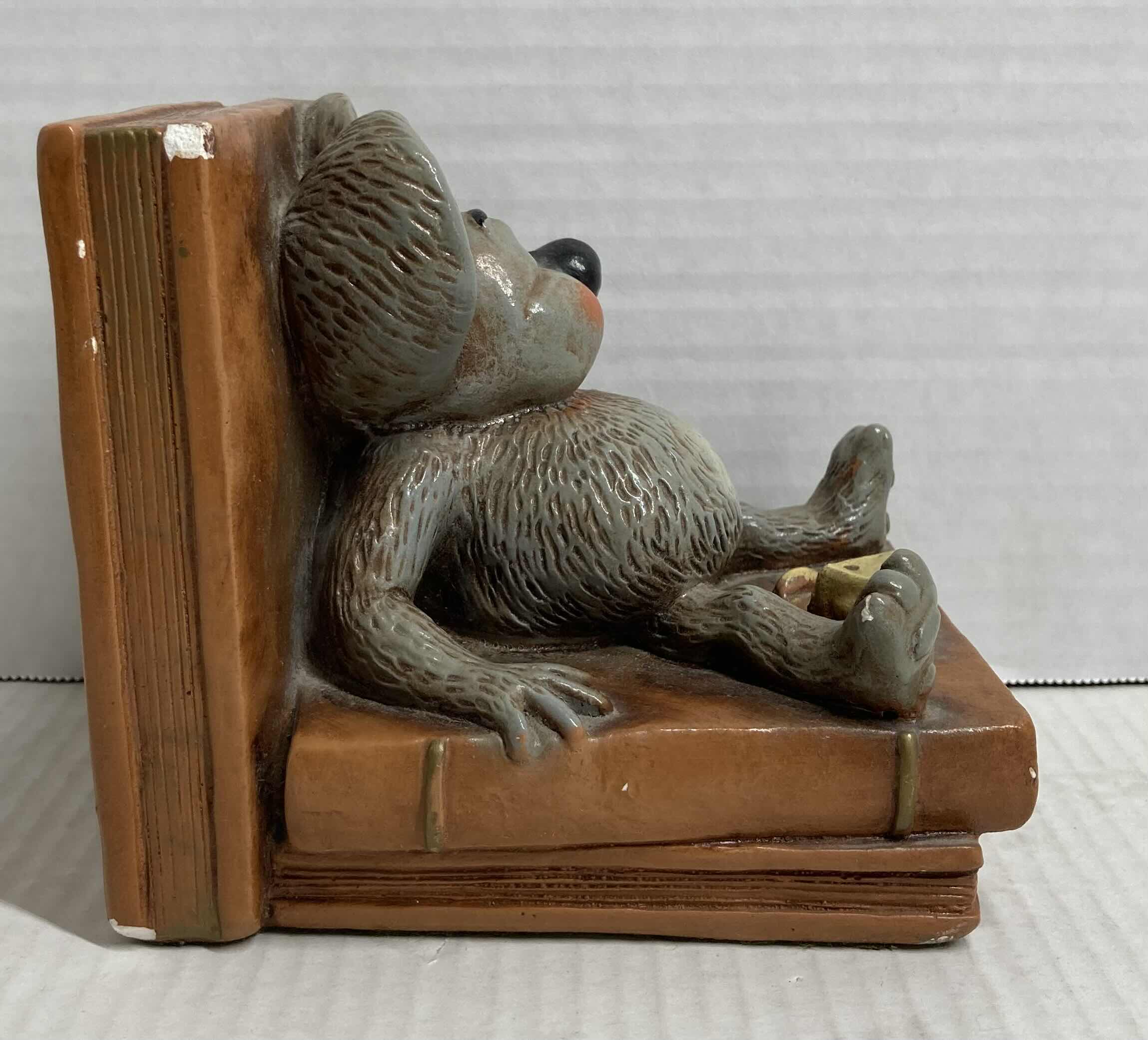 Photo 7 of DARLING MOUSE BOOKENDS VINTAGE PROGRESSIVE ART PRODUCTS 1977 5.5” X 6”