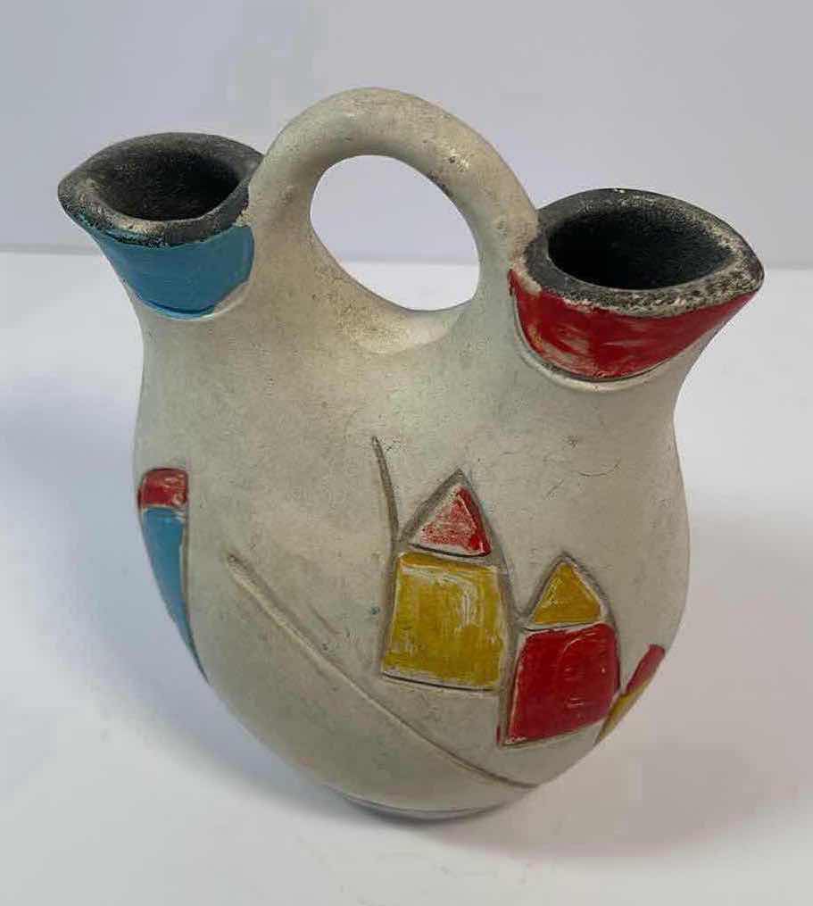 Photo 1 of HAND PAINTED MINI FLOWER POT VASE H6”