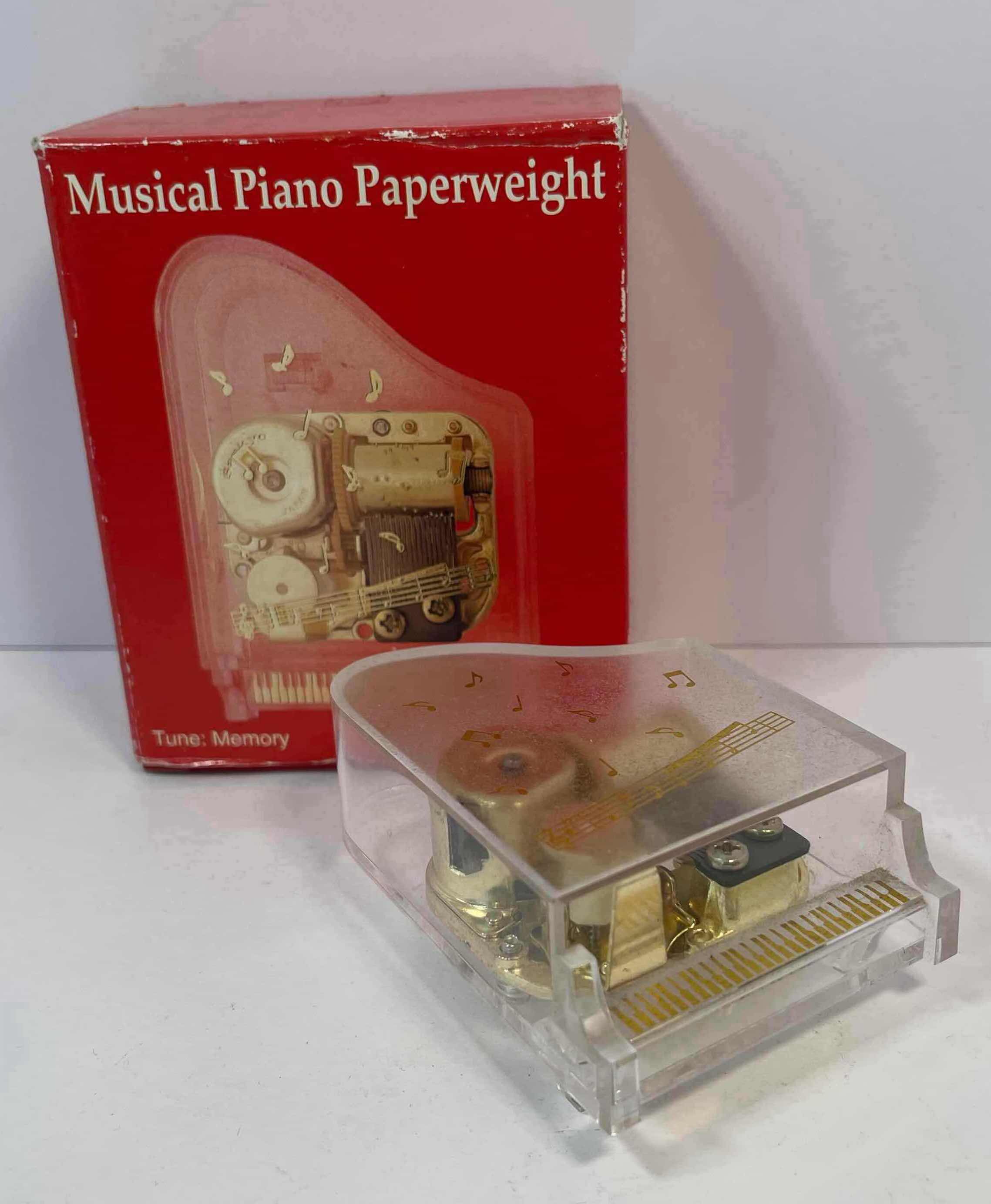 Photo 1 of MUSICAL PIANO PAPERWEIGHT TUNE: MEMORY