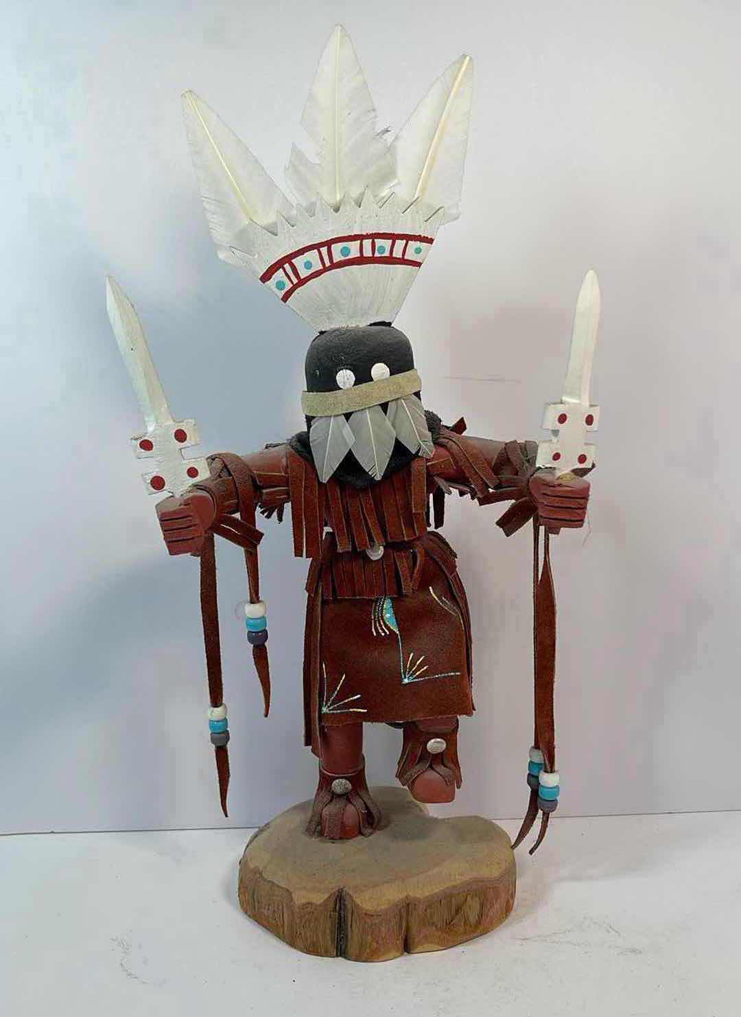Photo 1 of FRAN YAZZIE HANDMADE APACHE H13” KACHINA 