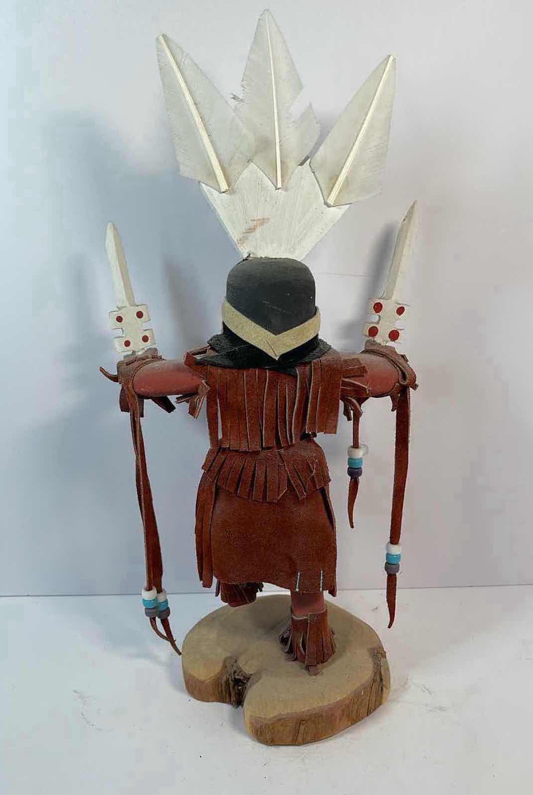 Photo 2 of FRAN YAZZIE HANDMADE APACHE H13” KACHINA 