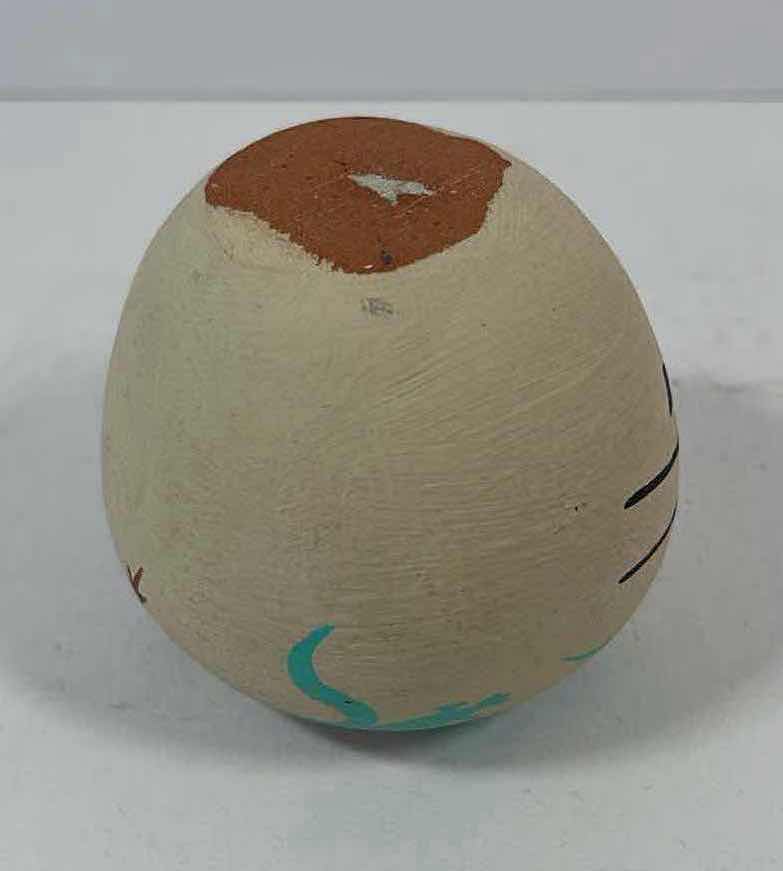 Photo 1 of HAND PAINTED SOUTHWEST DESIGN MINI STEM POTTERY H2.5”