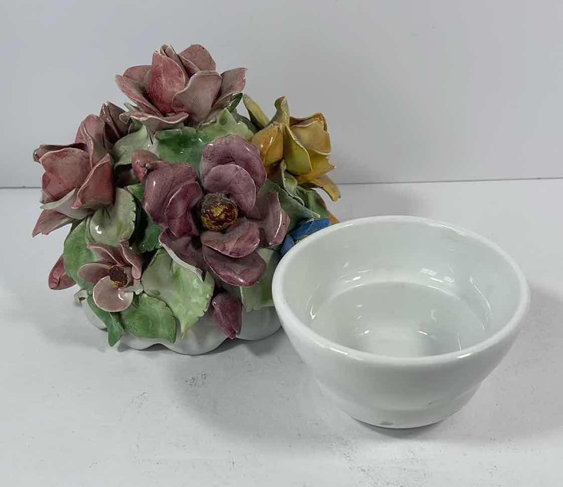 Photo 1 of PORCELANA BY WORLD TABLEWARE BOUQUET AND CERAMIC CUP H7”