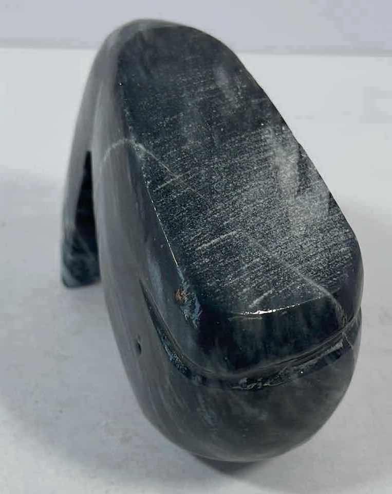 Photo 4 of POLISHED STONE WHALE PAPER WEIGHT H3”