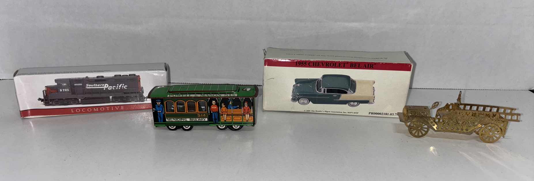 Photo 1 of ASSORTED TRAIN & CAR TRINKETS