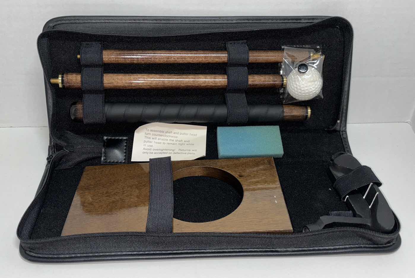 Photo 1 of TRAVEL GOLF PUTTER IN ZIPPERED CARRY CASE