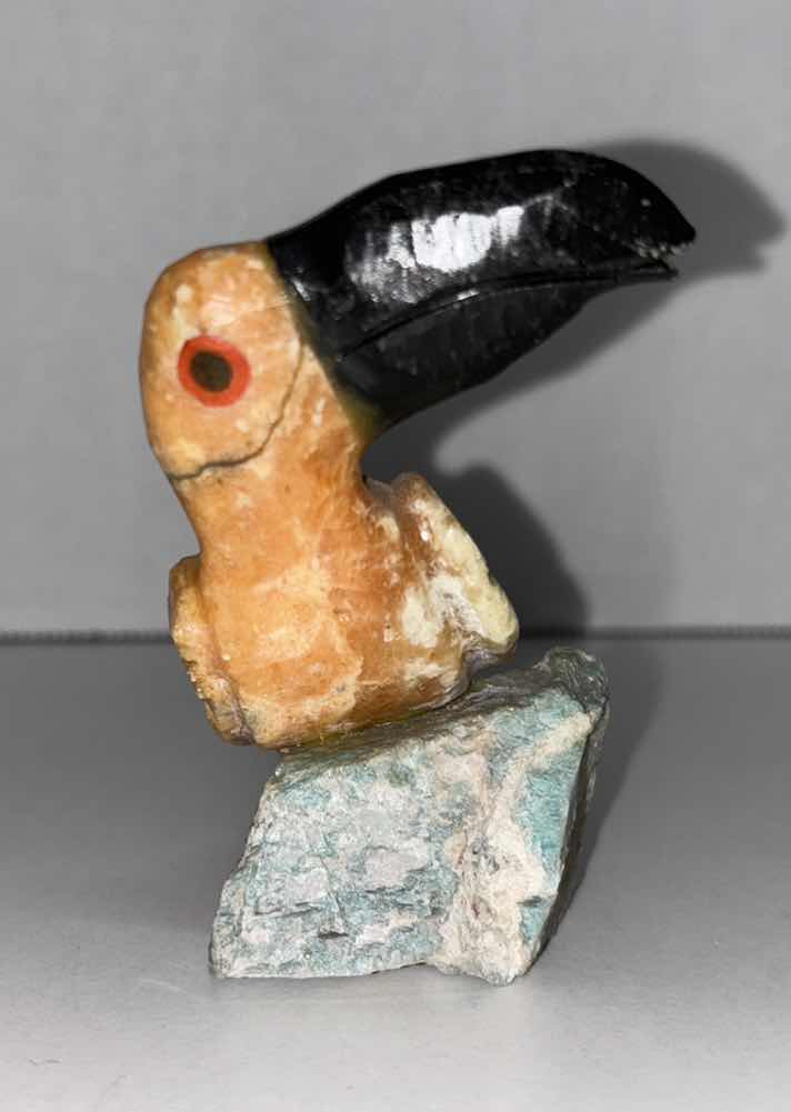 Photo 1 of CARVED STONE FIGURINES (TALLEST 4.25”)