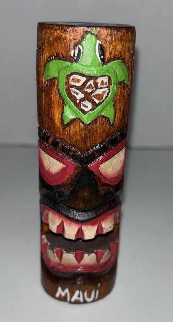 Photo 1 of ASSORTED CARVED WOOD FIGURES (TALLEST 13”)