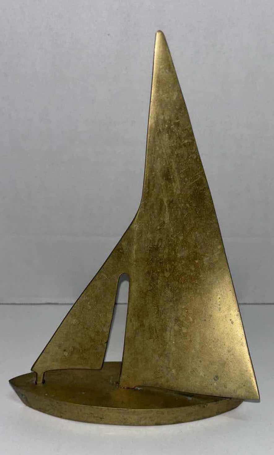 Photo 1 of BRASS SAILBOAT 7” X 9.25”