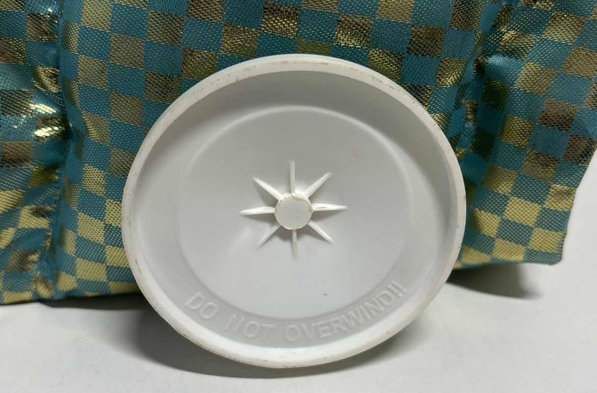 Photo 1 of PORCELAIN DOLL W ATTACHED MUSIC BOX 8.5”