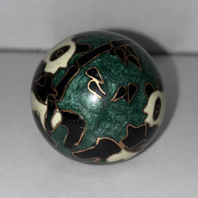 Photo 1 of VINTAGE CHINESE BOBBLEHEAD PARADE DRAGON, HAND PAINTED W ORANGE FRINGE & CHINESE BAODING BALL W PANDAS