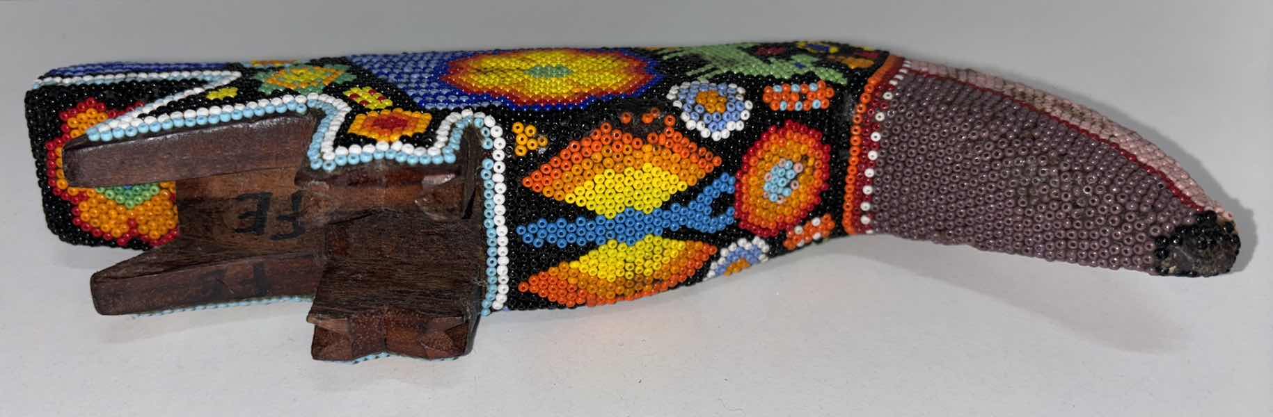 Photo 8 of MEXICAN FOLK ART HUICHOL TOUCAN, TURTLES & GECKO