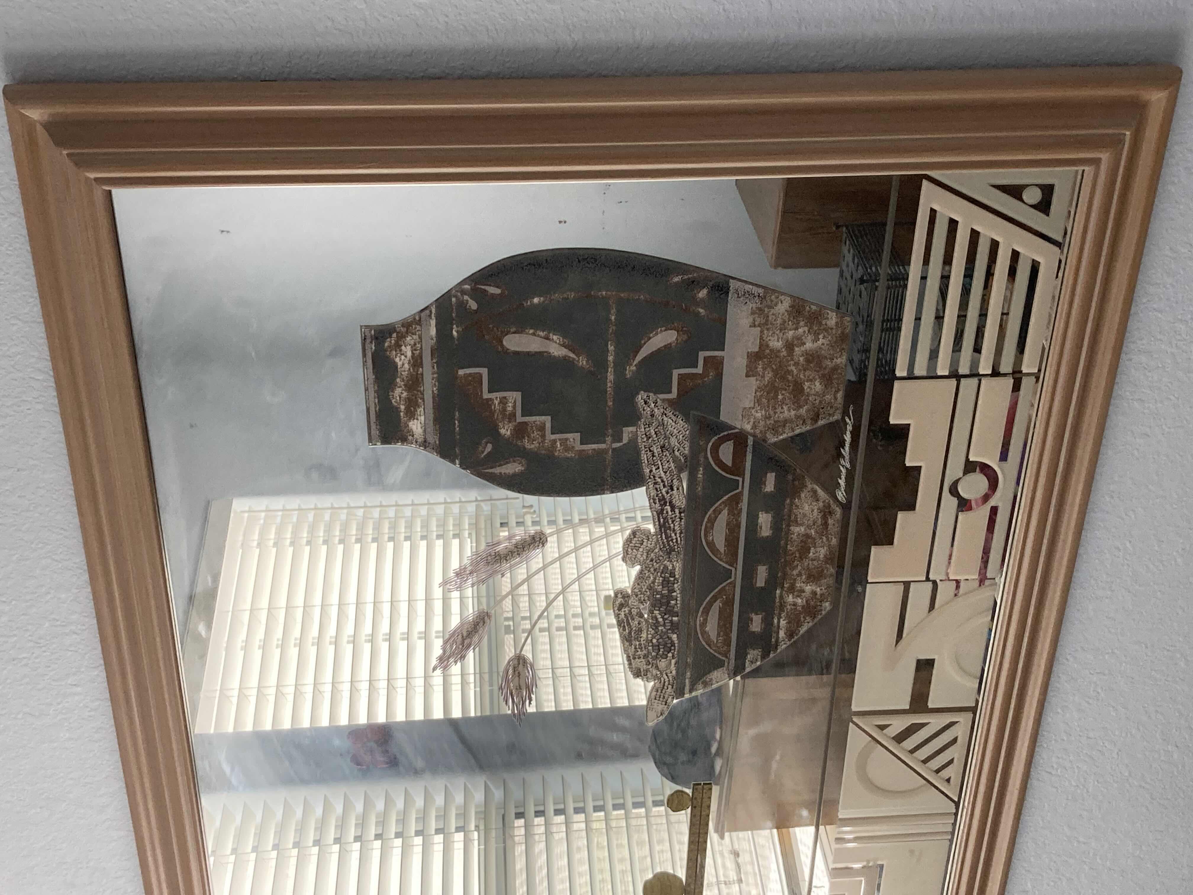 Photo 1 of RICHARD E SANDOVAL SOUTHWESTERN STYLE MIRROR 45” X 35”