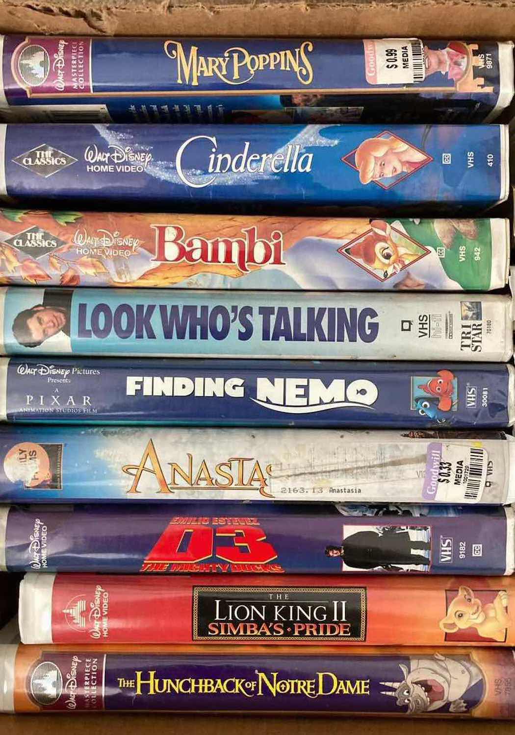 Photo 1 of VHS DISNEY & KIDS MOVIES (32)