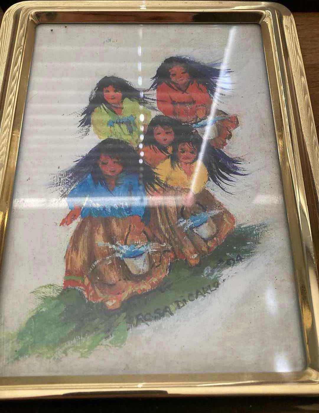 Photo 1 of NATIVE AMERICAN WALL ARTWORK (4) 5”-8” X 5.5”-10”