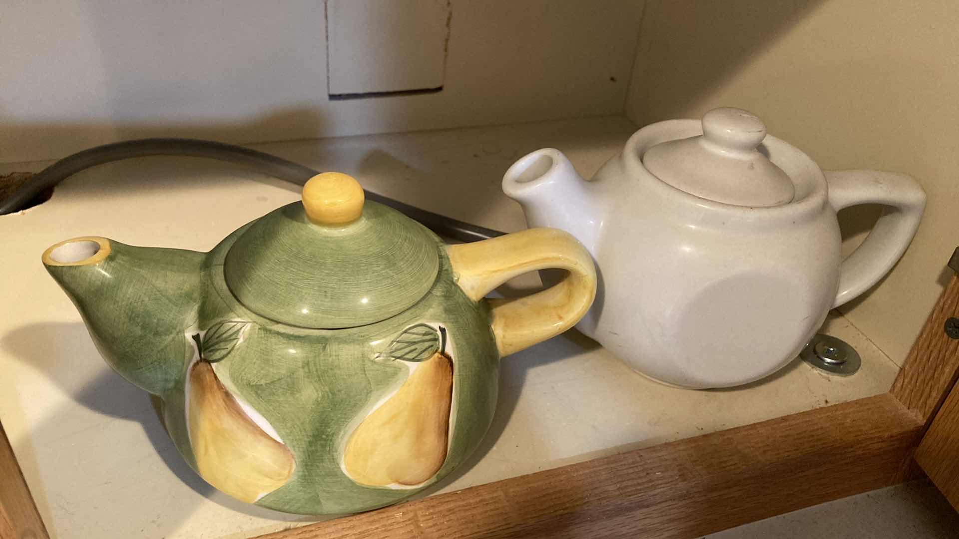 Photo 1 of CONTENTS OF CABINET- DECORATIVE BOWLS, JARS & TEAPOTS