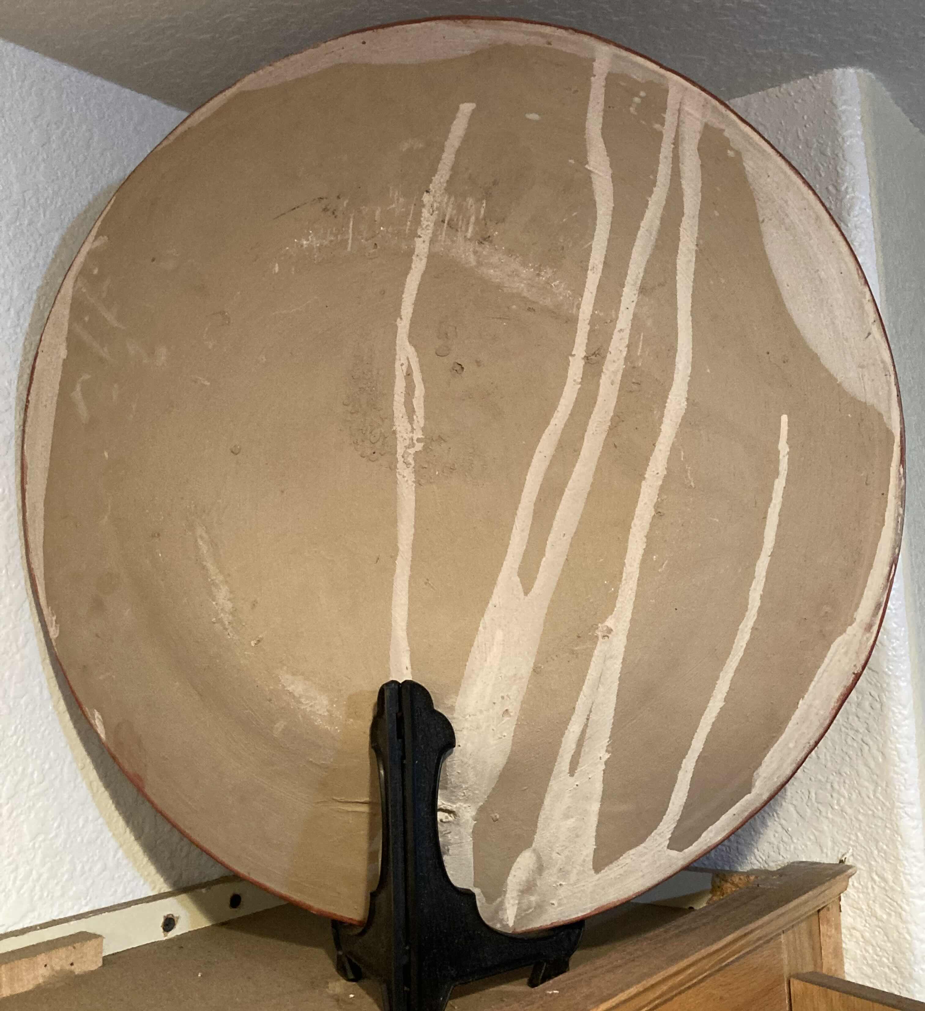 Photo 1 of NATIVE AMERICAN STYLE DECORATIVE PLATE W STAND