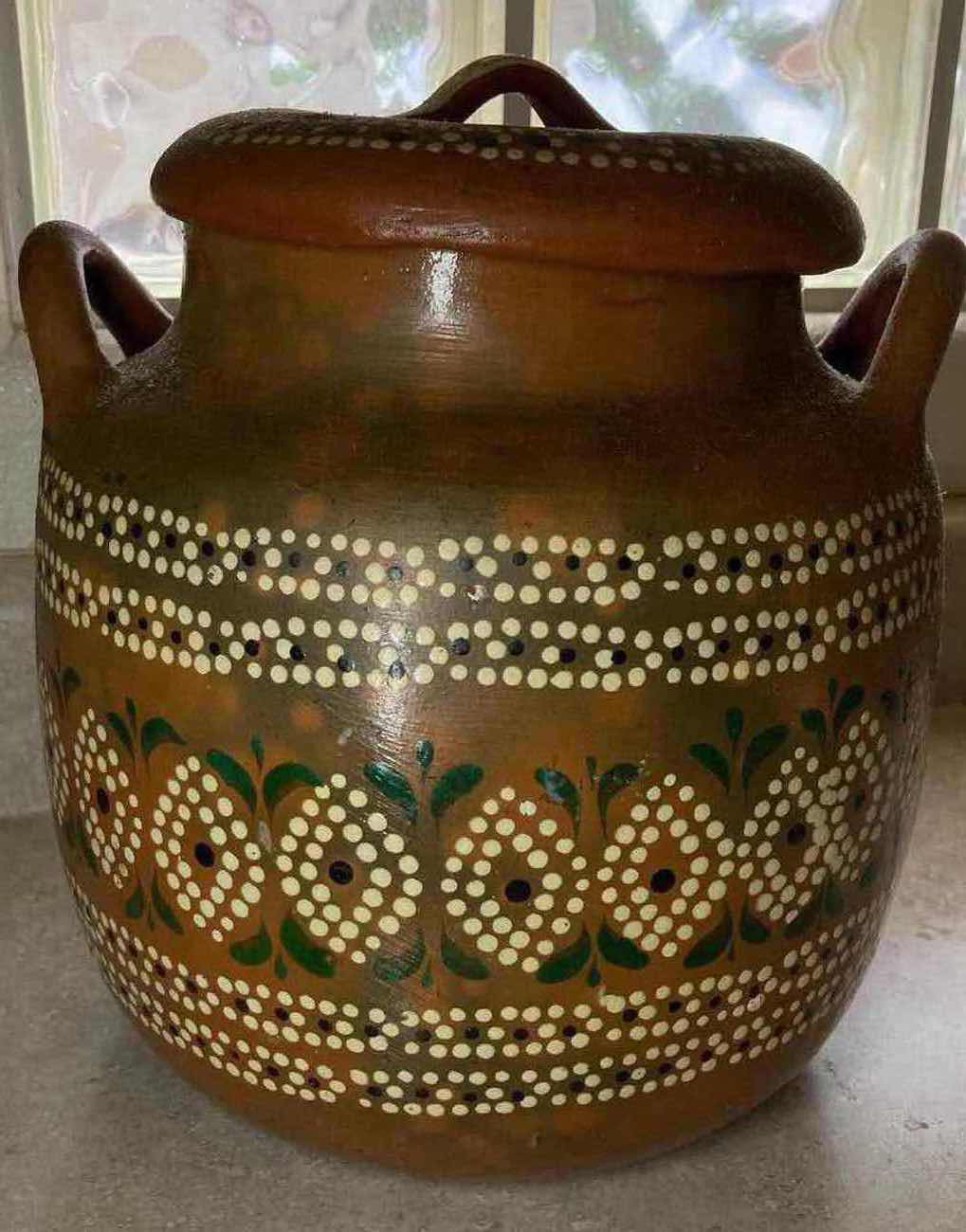 Photo 1 of SOUTHWESTERN STYLE POTTERY JAR 9” X 11”