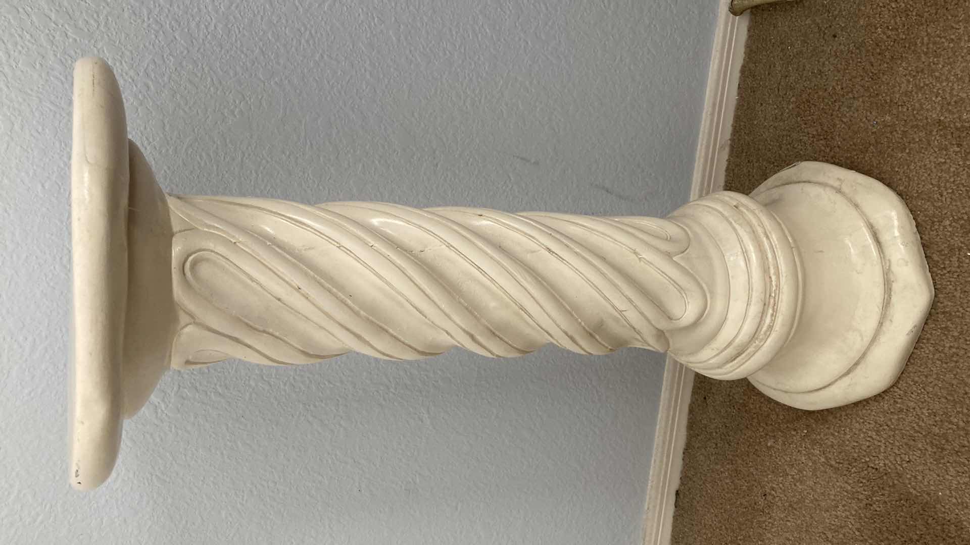 Photo 1 of SPIRAL DECORATIVE PILLAR STAND 10.7” X 27”
