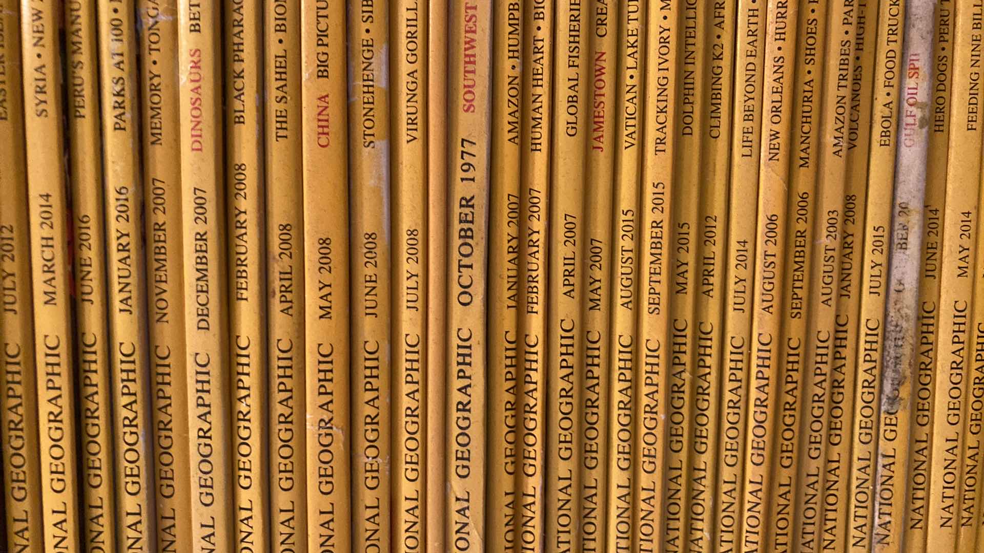 Photo 1 of BOOKS- VARIOUS TITLES & NATIONAL GEOGRAPHY MAGAZINES YEAR 2003- 2016