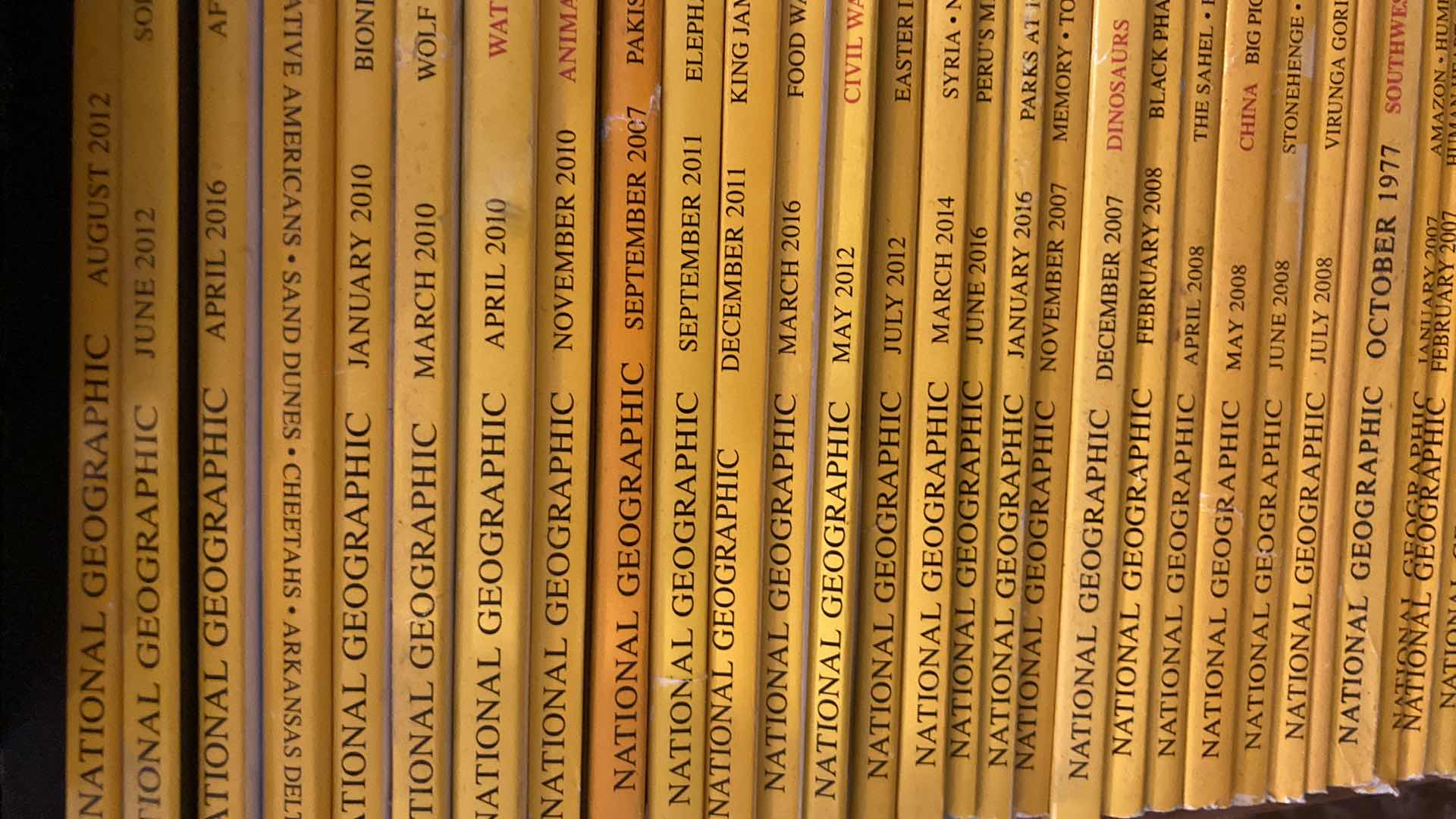 Photo 1 of BOOKS- VARIOUS TITLES & NATIONAL GEOGRAPHY MAGAZINES YEAR 2003- 2016