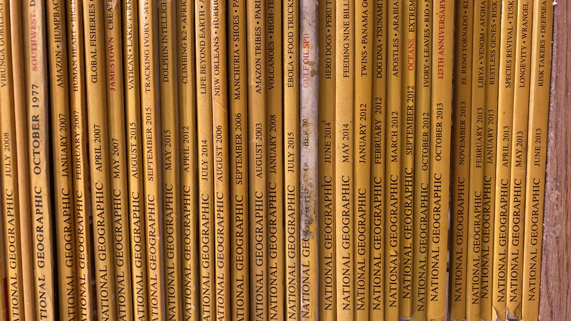 Photo 1 of BOOKS- VARIOUS TITLES & NATIONAL GEOGRAPHY MAGAZINES YEAR 2003- 2016