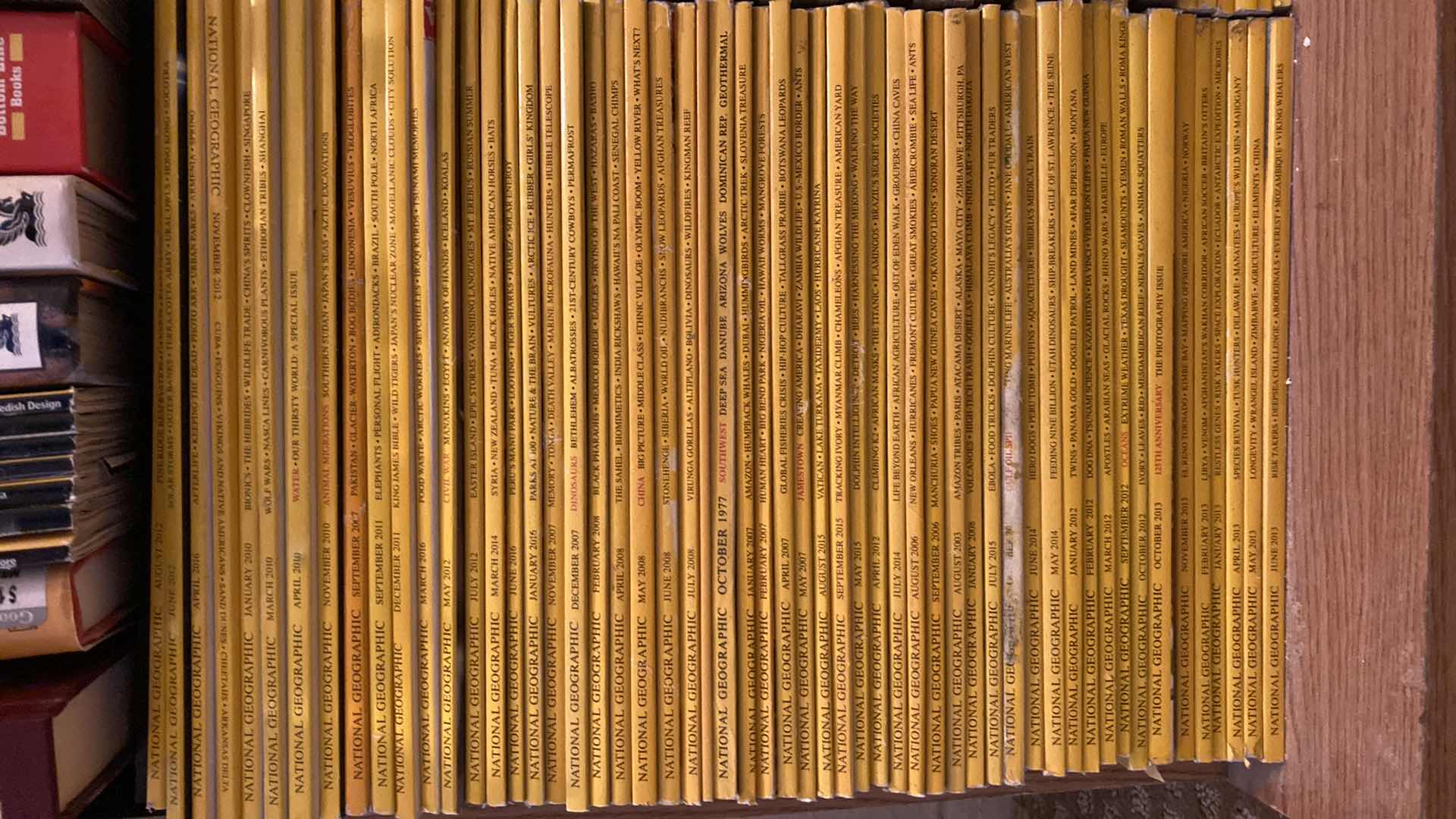 Photo 1 of BOOKS- VARIOUS TITLES & NATIONAL GEOGRAPHY MAGAZINES YEAR 2003- 2016