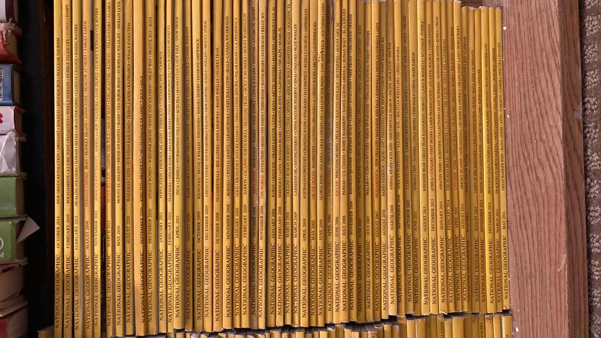 Photo 1 of BOOKS- VARIOUS TITLES & NATIONAL GEOGRAPHY MAGAZINES YEAR 2003- 2016