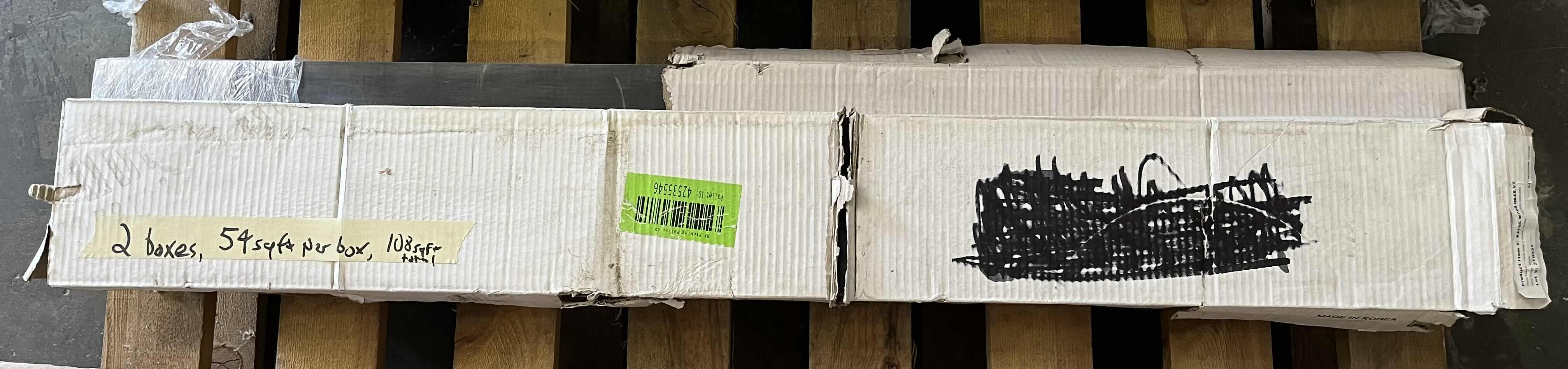 Photo 1 of MOHAWK VIVID STEP BEARY BROWN WOOD FINISH GLUE DOWN VINYL PLANK FLOORING 6” X 48” (54sqft PER CASE/2CASES APPROX. 108sqft TOTAL)