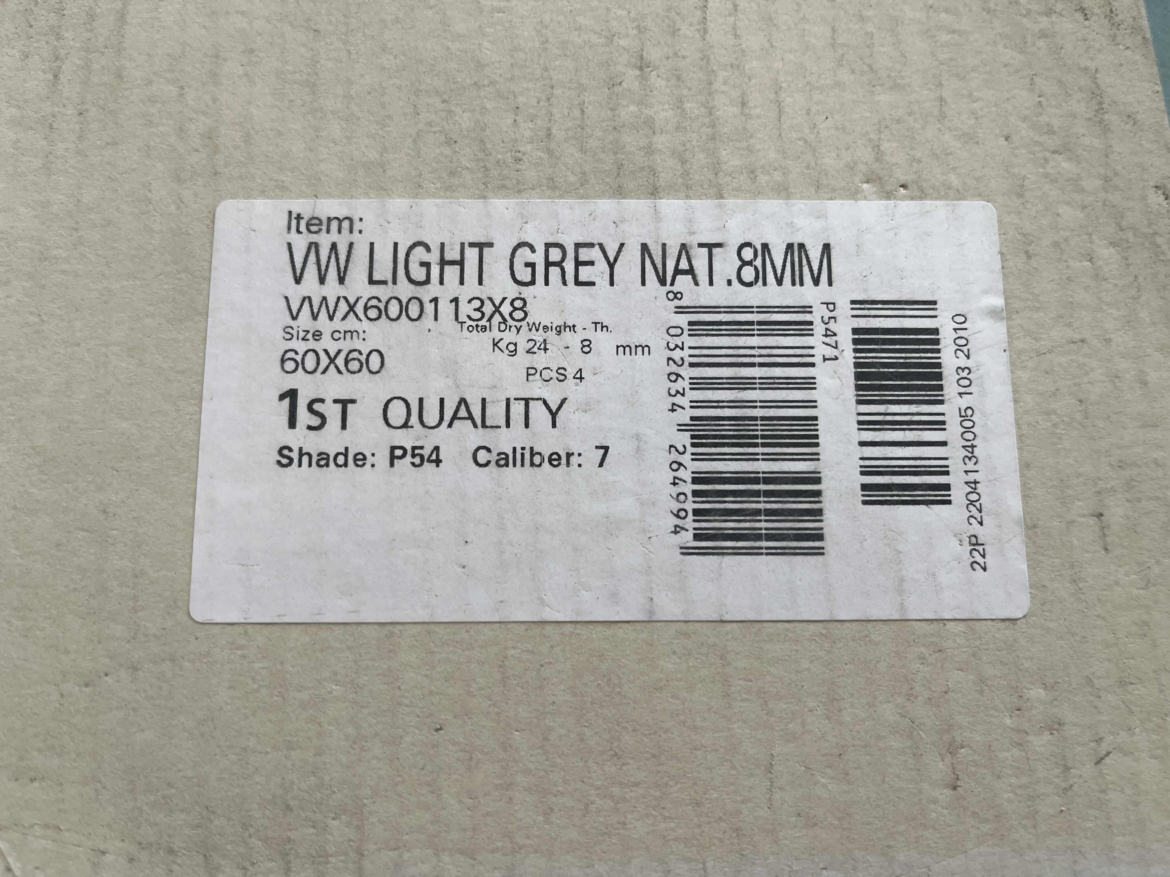 Photo 1 of FIANDRE ARCHITECTURAL SURFACE MATTE LIGHT GREY CERAMIC FLOOR TILE 23.5” X 23.5” (15.5sqft 4 TILES PER CASE/3CASES APPROX. 46.5sqft TOTAL)