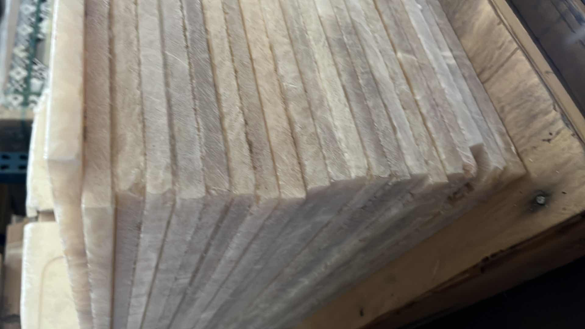 Photo 1 of HONEY ONYX FINISH POLISHED MARBLE TILE 18” X 18” (90PCS APPROX 202.5SQFT TOTAL) READ NOTES