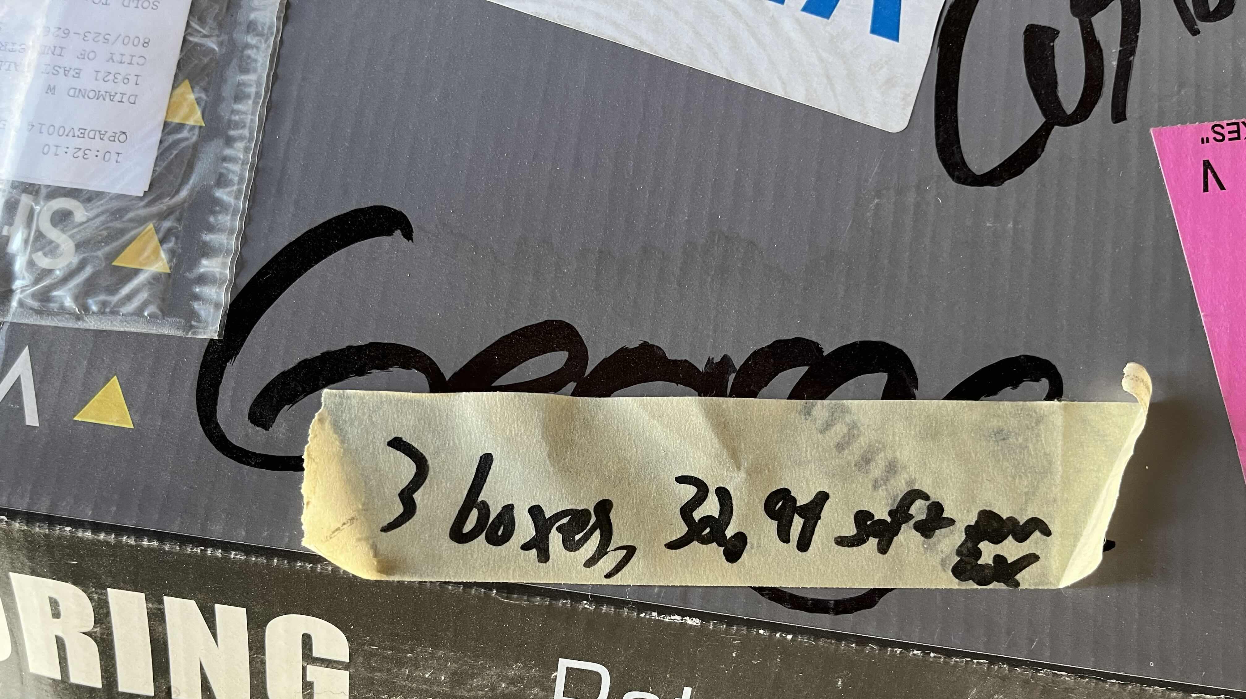 Photo 1 of MIXED FLOORING PALLET- VINYL & HARDWOOD PANEL FLOORING (7 BOXES)