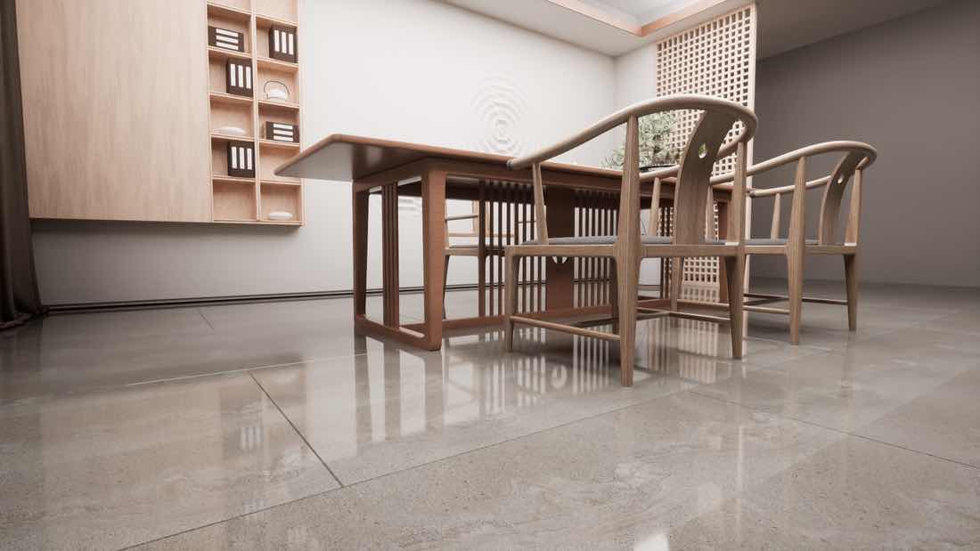 Photo 1 of PASHA COLLECTION AMELIA SMOKE FINISH POLISHED PORCELAIN RECTIFIED TILE 12” X 24” (15.34SQFT PER CASE/32CASES APPROX 490.88SQFT TOTAL) READ NOTES