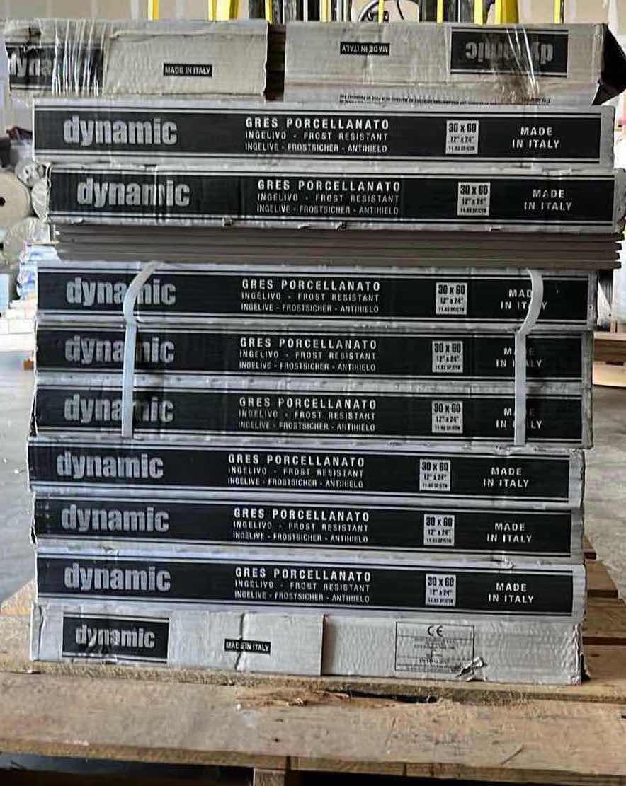 Photo 1 of DYNAMIC MOTION DRIFT FINISH MATTE PORCELAIN TILE 12” X 24” (11.63SQFT PER CASE/10CASES APPROX 116.3SQFT TOTAL) READ NOTES