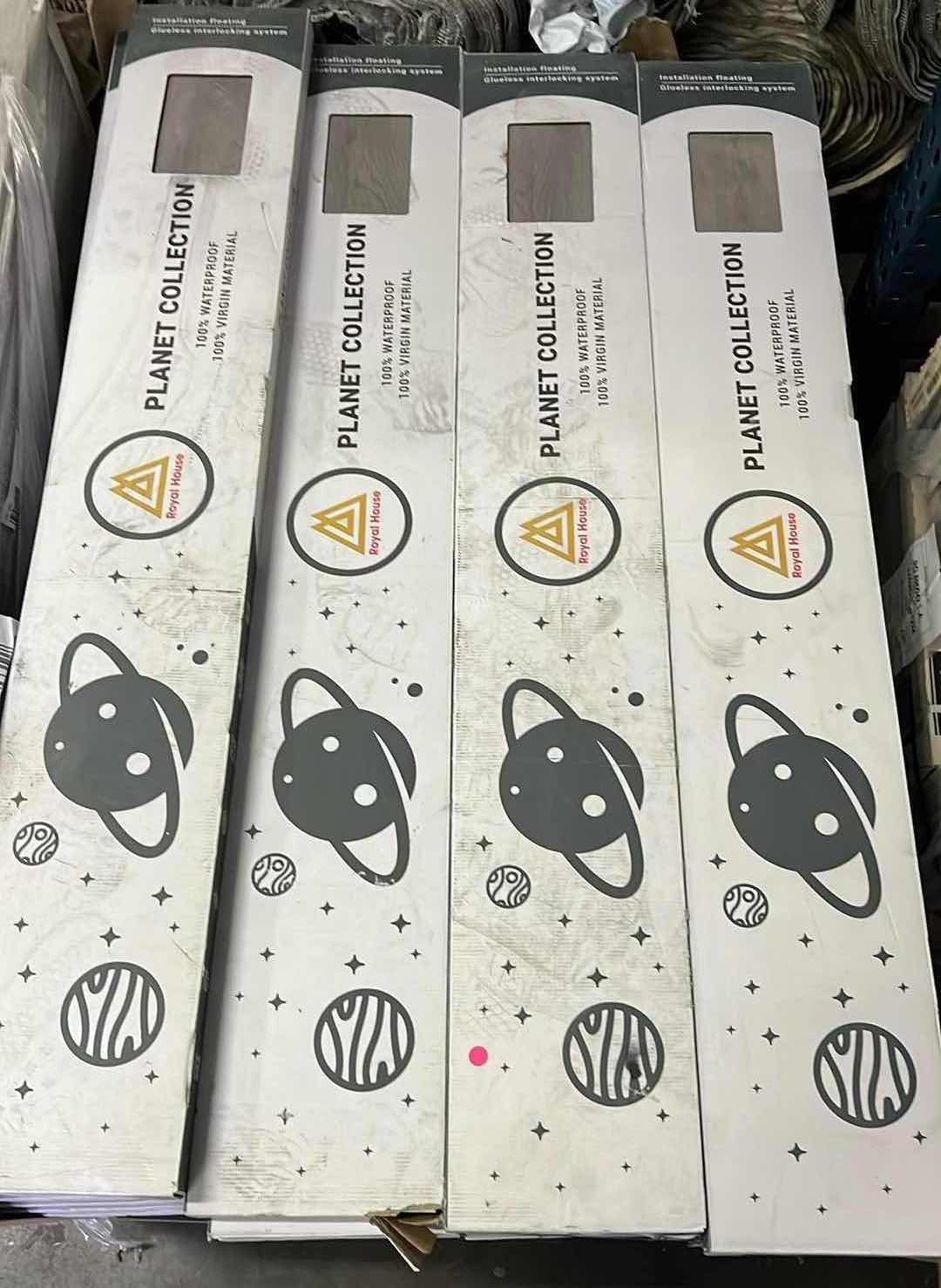 Photo 1 of ROYAL HOUSE PLANET COLLECTION SATURN WOOD FINISH SNAP IN CLICK VINYL PANEL FLOORING 9” X 60” (22.60SQFT PER CASE/49CASES APPROX 1107.4SQFT TOTAL) READ NOTES