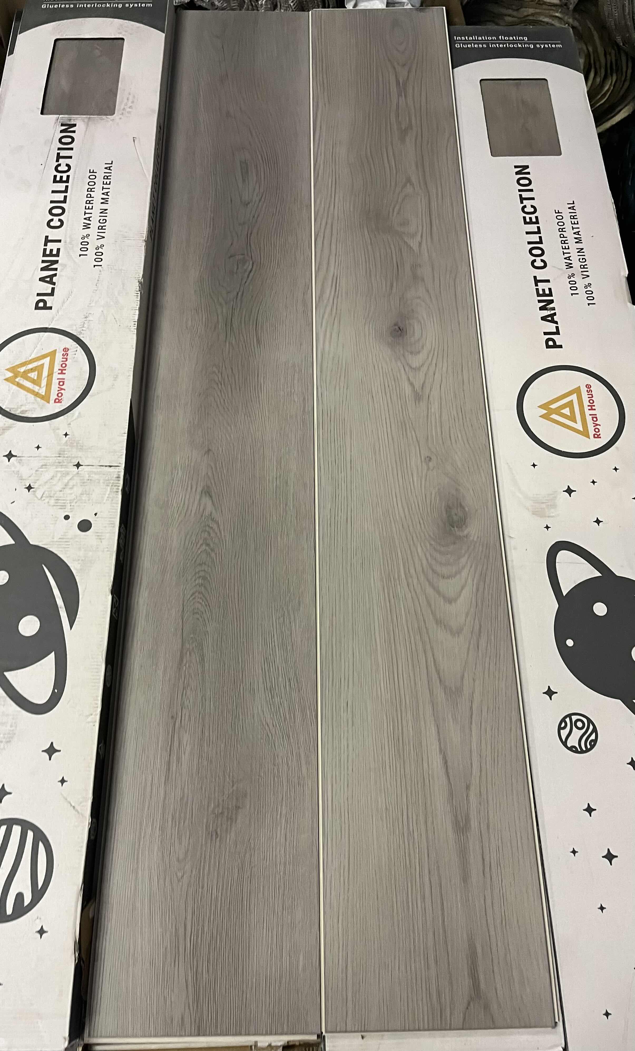 Photo 1 of ROYAL HOUSE PLANET COLLECTION SATURN WOOD FINISH SNAP IN CLICK VINYL PANEL FLOORING 9” X 60” (22.60SQFT PER CASE/49CASES APPROX 1107.4SQFT TOTAL) READ NOTES