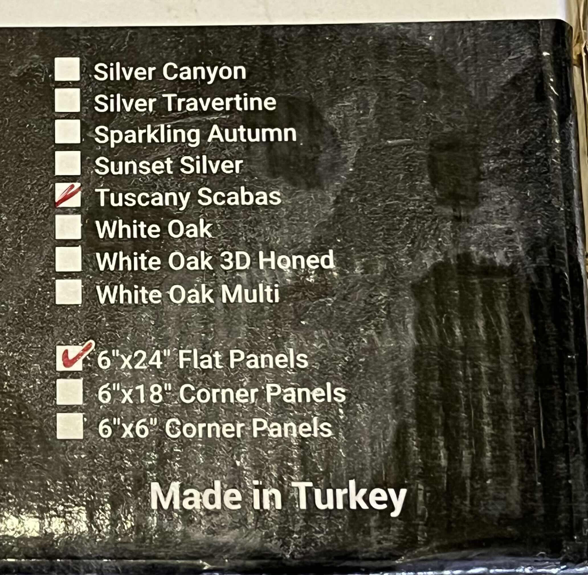 Photo 1 of MSI ROCKMOUNT STACKED STONE TUSCANY SCABAS FINISH FLAT PANELS 6” X 24” (1CASE 6PCS APPROX 6SQFT TOTAL)