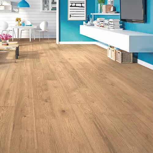 Photo 1 of MOHAWK REV WOOD PLUS SANDBANK OAK FINISH GLUE DOWN WOOD LAMINATE PLANK FLOORING 7.48” X 54.33” (16.93sqft PER CASE/10CASES APPROX 169.3sqft TOTAL)