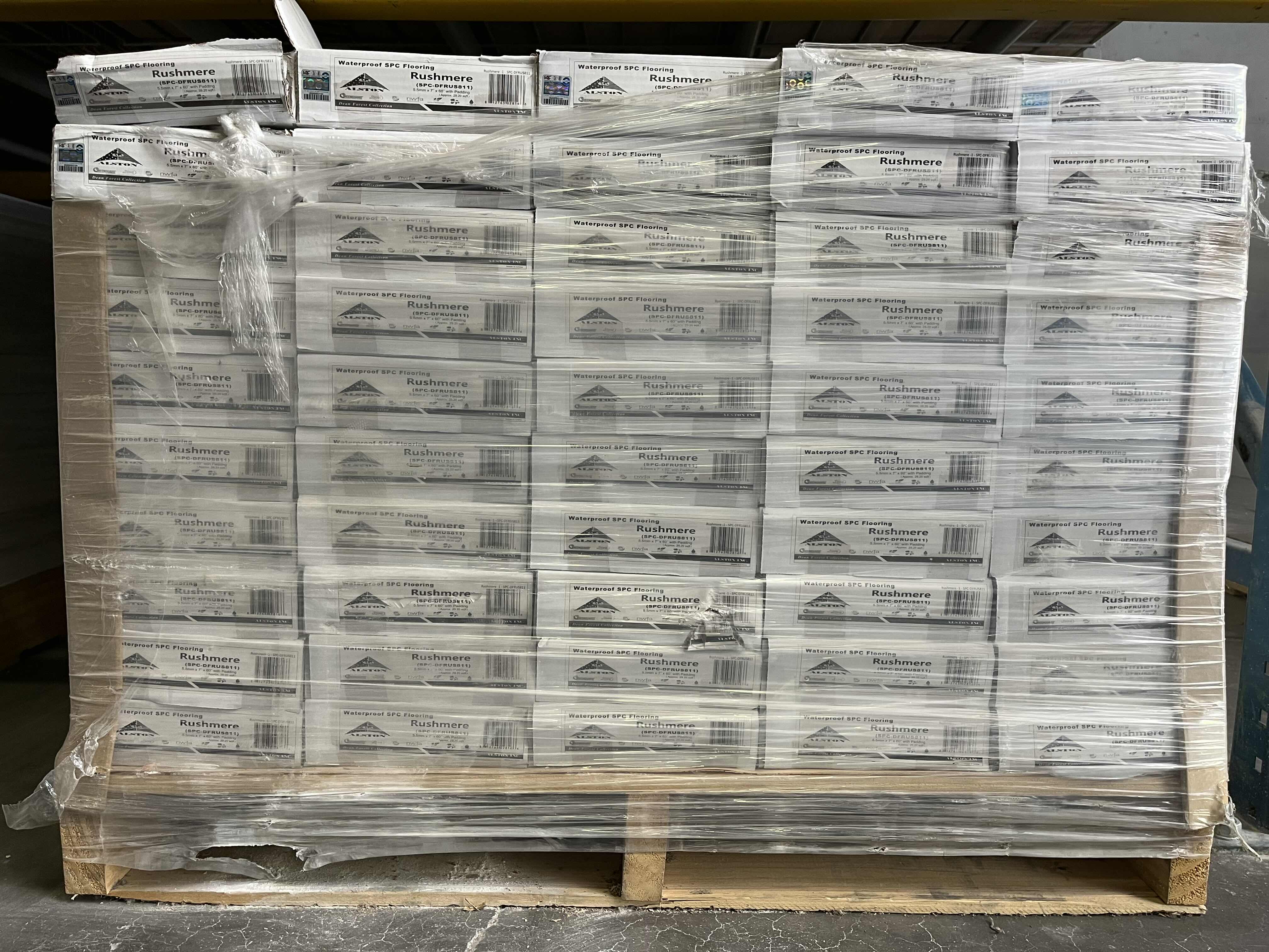 Photo 1 of ALSTON DEAN FOREST COLLECTION RUSHMERE WOOD FINISH SNAP IN CLICK VINYL PLANK FLOORING 7” X 60” (29.20sqft PER CASE/50CASES APPROX 1460sqft TOTAL)