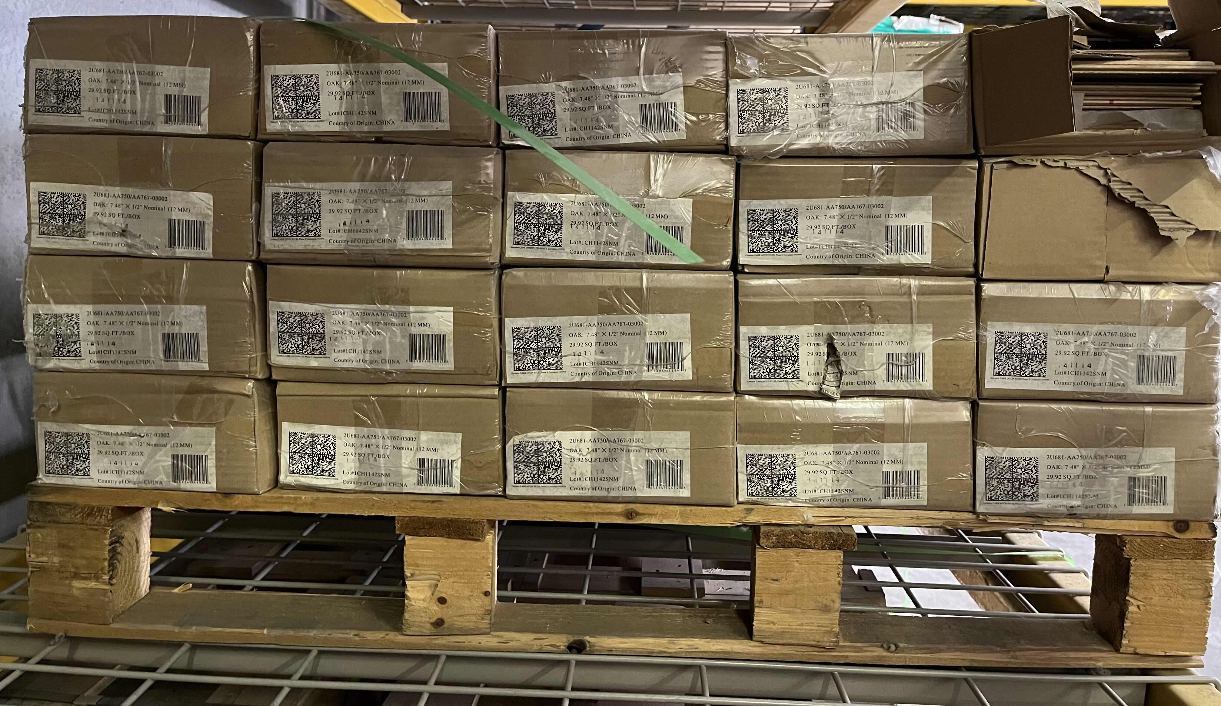 Photo 1 of DARK OAK WOOD FINISH GLUE DOWN HARDWOOD FLOORING 7.48” X RANDOM LENGTH (29.92sqft PER CASE/20CASES APPROX 598.6sqft TOTAL)