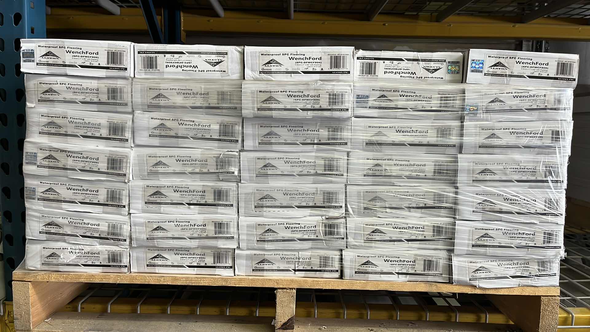 Photo 1 of ALSTON DEAN FOREST COLLECTION WENCHFORD WOOD FINISH SNAP IN CLICK VINYL PLANK FLOORING 7” X 60” (29.20SQFT PER CASE/35CASES APPROX 1022SQFT TOTAL) READ NOTES