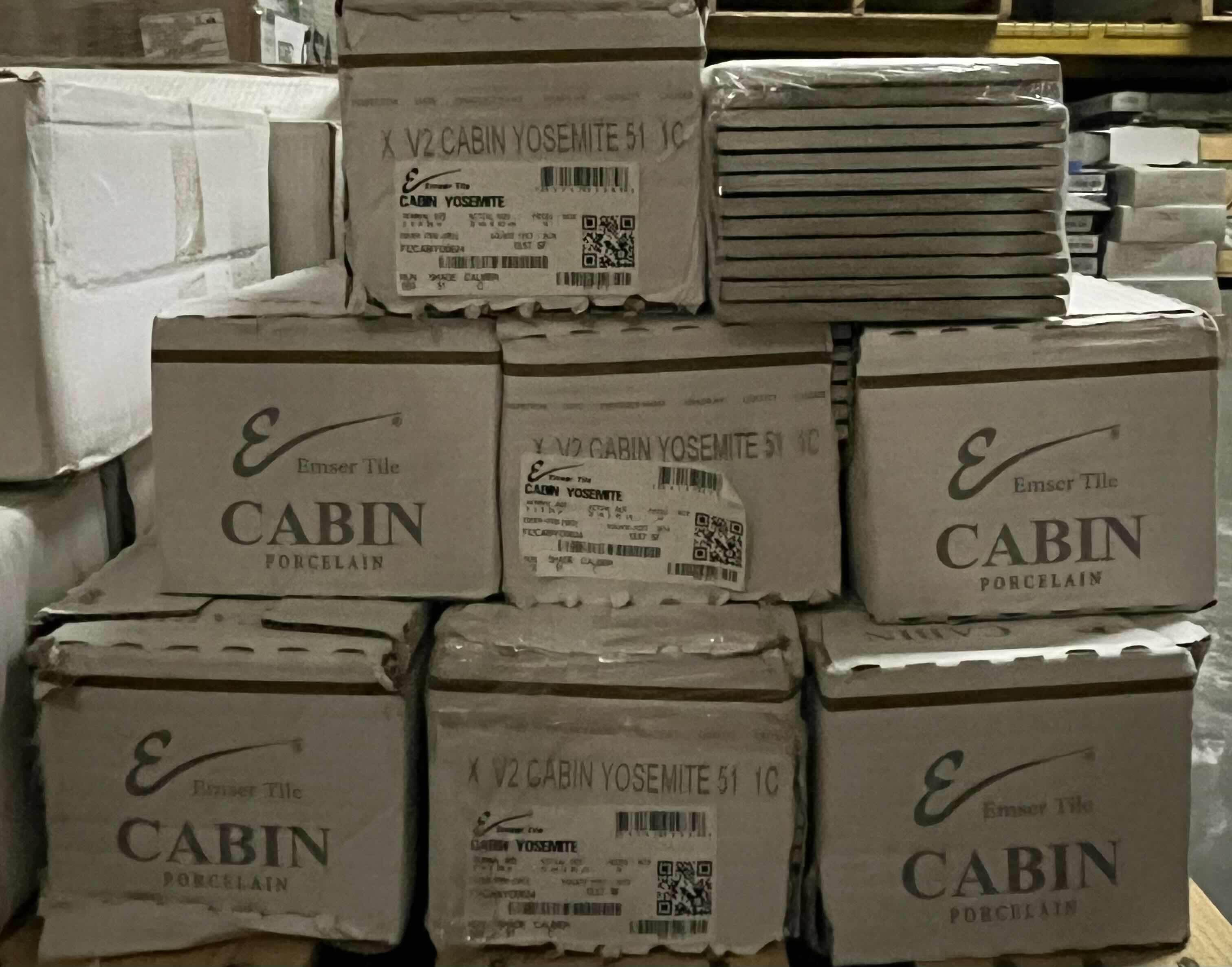 Photo 1 of EMSER TILE CABIN SERIES YOSEMITE WOOD FINISH PORCELAIN TILE 6” X 24” (13.57SQFT PER CASE/8CASES APPROX. 108.56SQFT TOTAL) READ NOTES