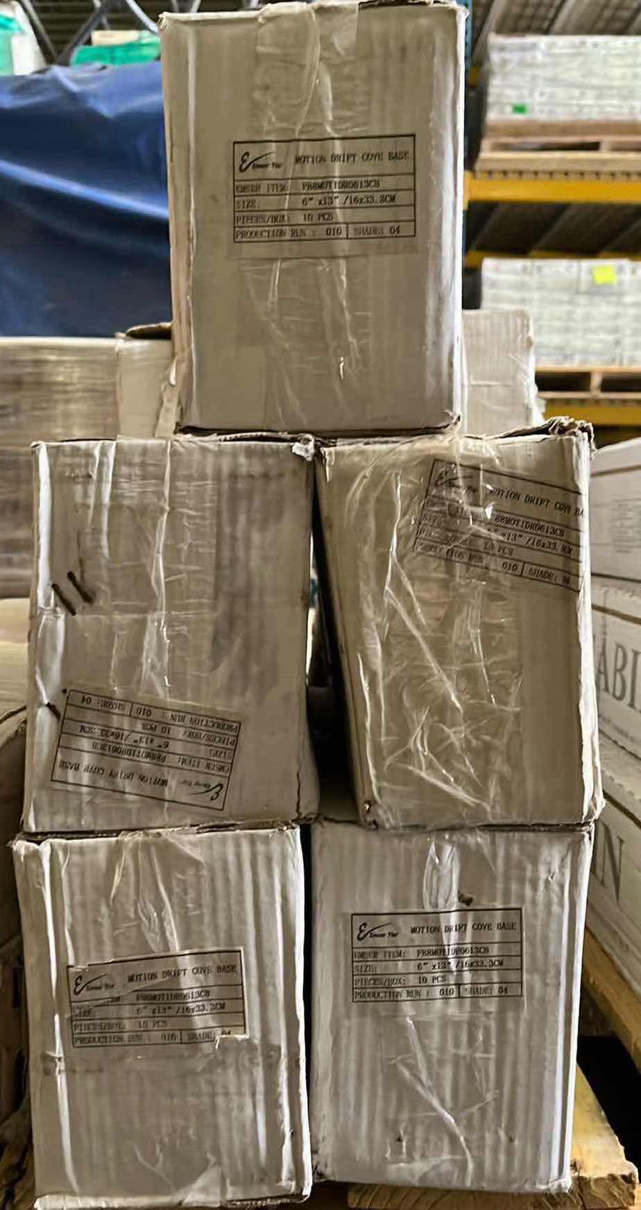 Photo 1 of EMSER TILE MOTION DRIFT MATTE FINISH PORCELAIN COVE BASE TILE 6” X 13” (10PCS PER CASE/5CASES APPROX. 50PCS TOTAL) READ NOTES