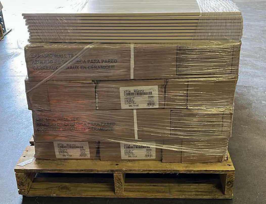 Photo 4 of DAL-TILE MATTE DESERT GRAY FINISH POLISHED CERAMIC TILE 8” X 24” (13.3SQFT PER CASE/12CASE APPROX. 159.6SQFT TOTAL) READ NOTES