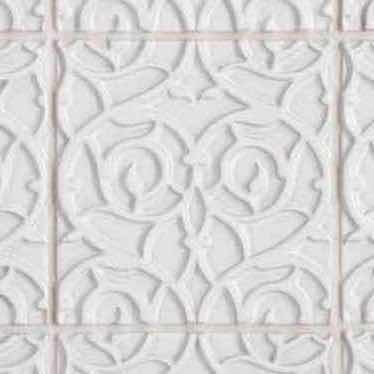 Photo 1 of WALKER ZANGER ANDALUCIA MEZQUITA SERIES BLANCO MATTE FINISH CERAMIC TILE 6” X 6” (34PCS PER CASE/2CASES APPROX. 34PCS TOTAL) READ NOTES