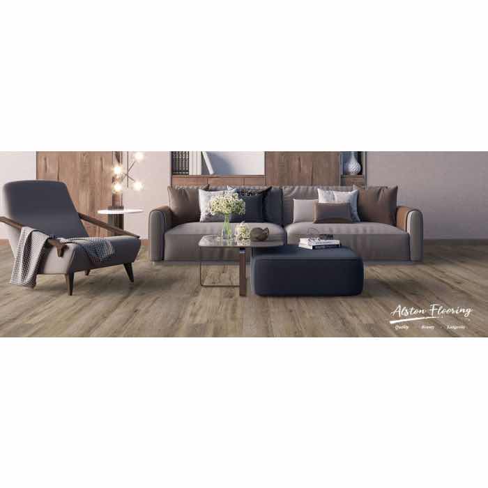 Photo 1 of ALSTON DEAN FOREST COLLECTION WINTERBORNE WOOD FINISH SNAP IN CLICK VINYL PLANK FLOORING 7” X 60” (29.20SQFT PER CASE/34CASES APPROX. 992.8SQFT TOTAL) READ NOTES