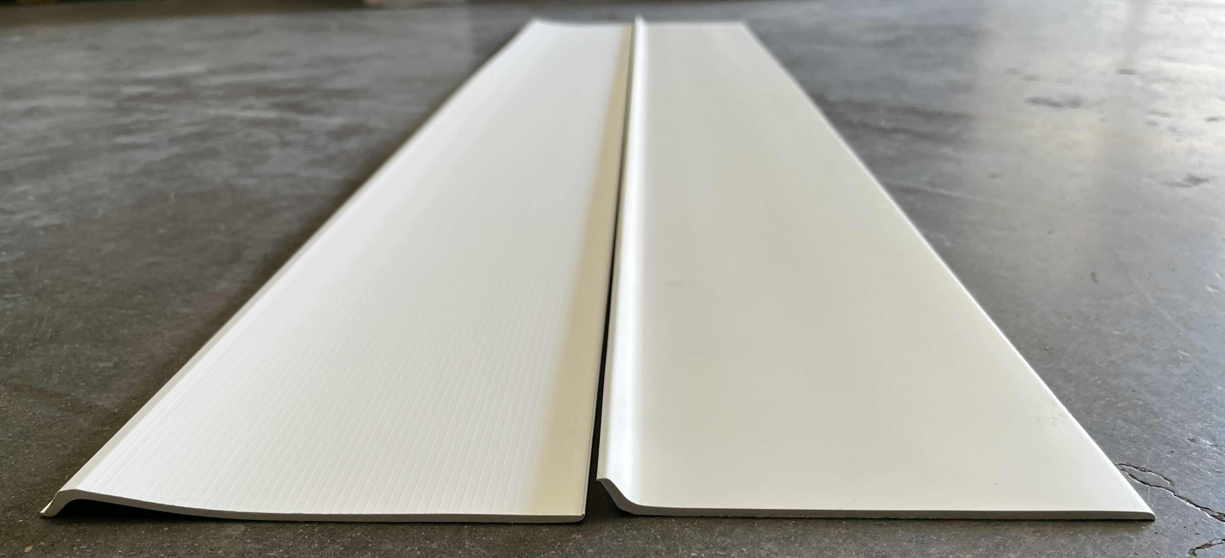 Photo 1 of ROPPE CORP SNOW FINISH RUBBER WALL BASE (APPROX. 75PCS TOTAL) 6” X 48”