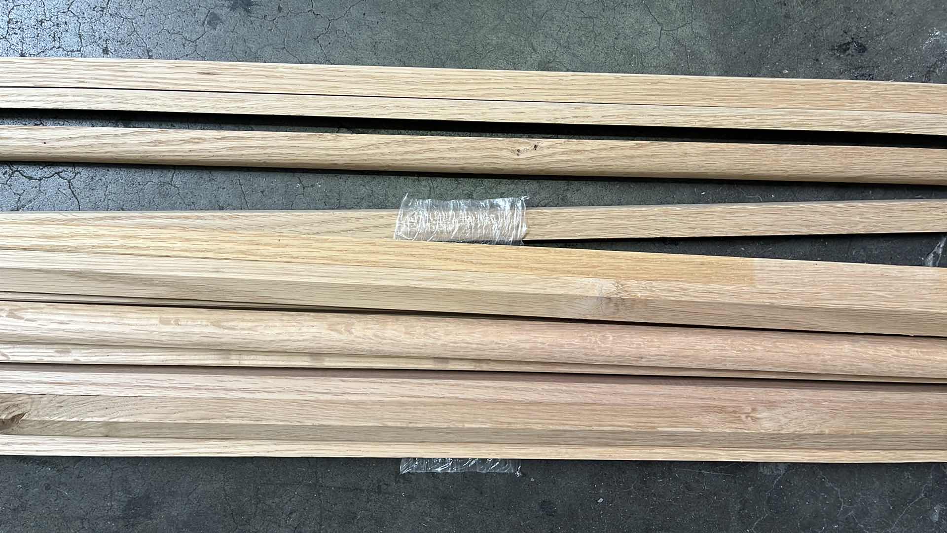 Photo 1 of NATURAL HARDWOOD QUARTER ROUND MOLDING (15PCS) APPROX. 13’-14’