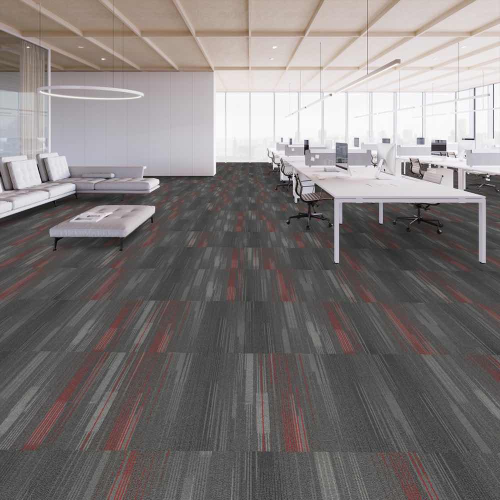 Photo 1 of SHAW BEAM FINISH CARPET TILE 24” X 24” (48SQFT PER CASE/7CASES APPROX 336SQFT TOTAL) READ NOTES